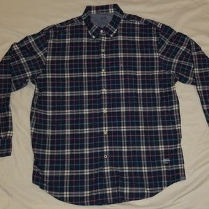 Men's IZOD Long Sleeve Button up Shirt XL